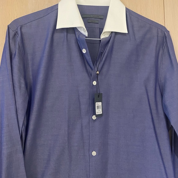 John Varvatos Slim fit Dress Shirt NWT - Picture 1 of 4